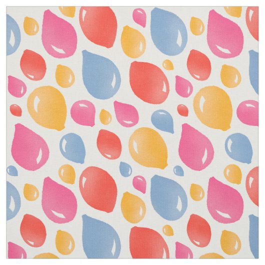 Cute Colorful Balloon Pattern Kinder Stof (Swatch)