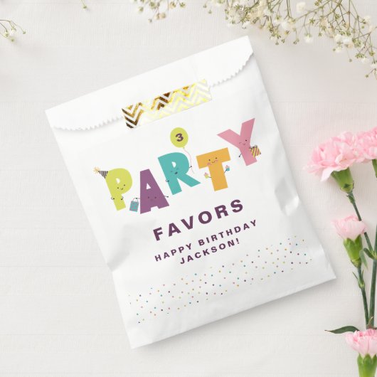 Cute Colorful Bedankzakje (Gezegeld)