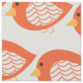 Cute colorful bird illustration stof (Close Up)