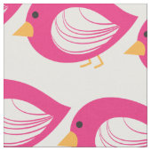 Cute colorful bird illustration stof (Close Up)