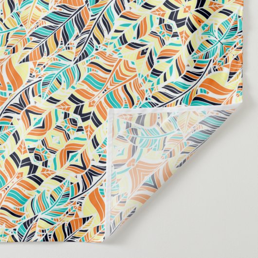 Cute colorful boho vertrekt patroon wandkleed (Detail)