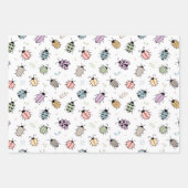 Cute Colorful Bugs Pattern Inpakpapier Vel (Voorkant)