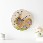 Cute colorful Bunny tekening Grote Klok (Huis)