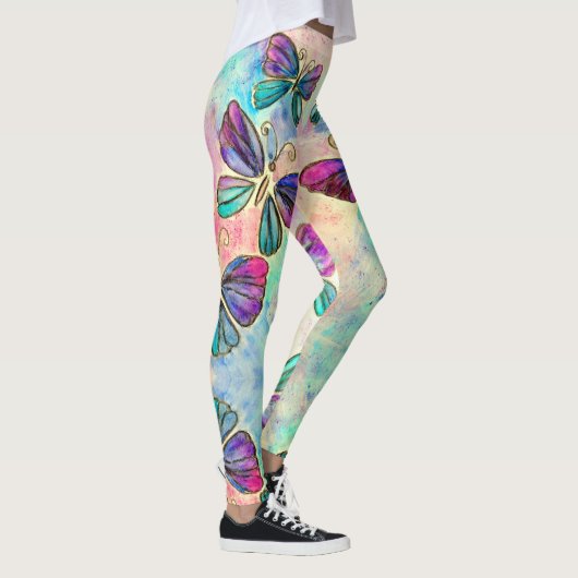 Cute Colorful Butterflies 7 - Leggings (Rechts)