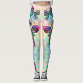 Cute Colorful Butterflies 7 - Leggings (Voorkant)