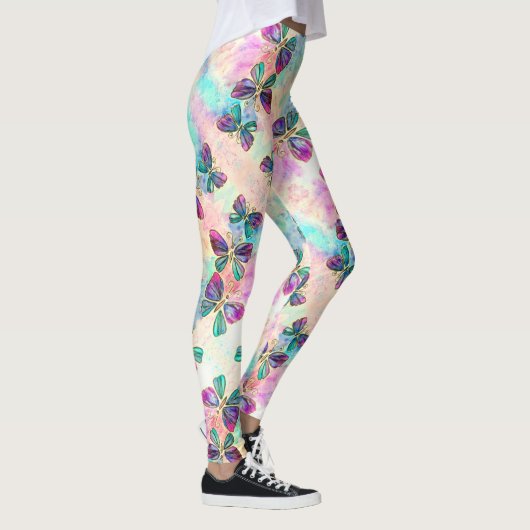 Cute Colorful Butterflies 8 - Leggings (Rechts)