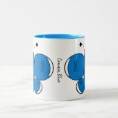 Cute Colorful Butterfly Mok - Common Blue (Center)