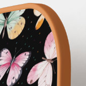 Cute Colorful Butterfly Pattern Pickleball Paddle (Links Detail)