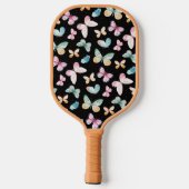 Cute Colorful Butterfly Pattern Pickleball Paddle (Achterkant)