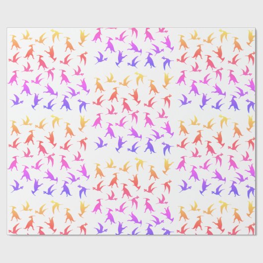 Cute Colorful Cadeaupapier (Vlak)