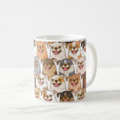 Cute Colorful Cartoon Dog Pattern Ceramic Mug  Koffiemok (Voorkant rechts)