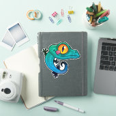 Cute Colorful Cartoon Gecko Sticker (iPad Cover)