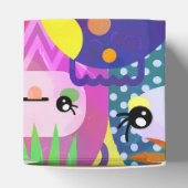 Cute Colorful Cartoon People Characters Bedankdoosjes (Bovenkant)