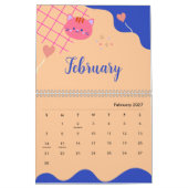 Cute Colorful Cat Calendar 2026 Kalender (Feb 2027)
