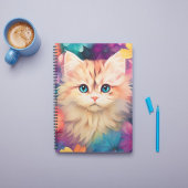 Cute Colorful Cat Notitieboek