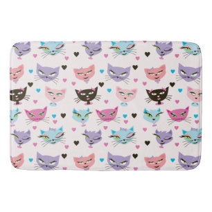 Cute Colorful Cats Badmat