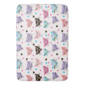 Cute Colorful Cats Badmat (Voorkant Verticaal)