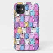 Cute Colorful Cats Case-Mate iPhone Case (Achterkant)