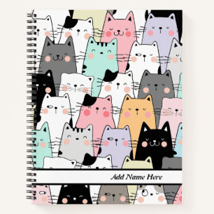 Cute Colorful Cats Notitieboek