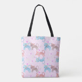 Cute Colorful Cats Tote Bag (Achterkant)