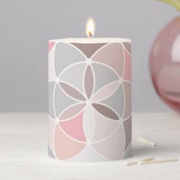 Cute Colorful Circle Geometric Floral Pattern