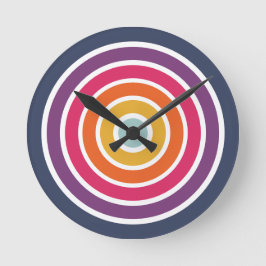 Cute Colorful Circles Pattern  Ronde Klok