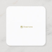 Cute Colorful Confetti Earring Jewelry Vierkante Visitekaartje (Achterkant)