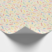Cute Colorful Confetti Pattern Cadeaupapier (Hoek)