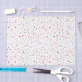 Cute Colorful Confetti Stippen Patroon Tissuepapier (Craft)