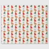 Cute Colorful Cookies Pattern Christmas Cadeaupapier (Vlak)
