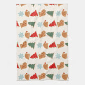 Cute Colorful Cookies Pattern Christmas Kids Theedoek (Verticaal)