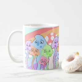 Cute Colorful Creaters Koffiemok