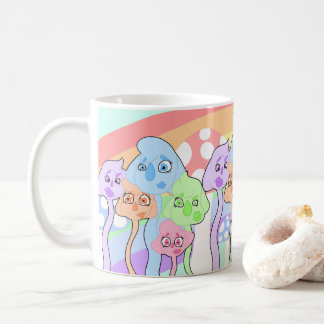 Cute Colorful Creaters Koffiemok