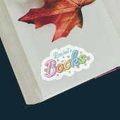 Cute Colorful Customized Name Book Stickers