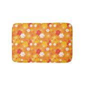 Cute Colorful Daisy Illustration Floral Pattern Badmat (Voorkant)