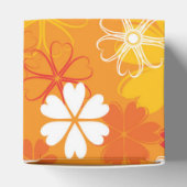 Cute Colorful Daisy Illustration Floral Pattern Bedankdoosjes (Bovenkant)