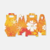 Cute Colorful Daisy Illustration Floral Pattern Bedankdoosjes (Uitgevouwen)