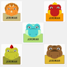 Cute Colorful Dinosaur Head