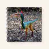 Cute Colorful Dinosaur Square Notitieboek (Voorkant)