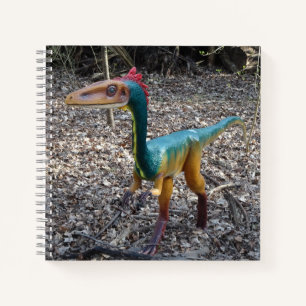 Cute Colorful Dinosaur Square Notitieboek