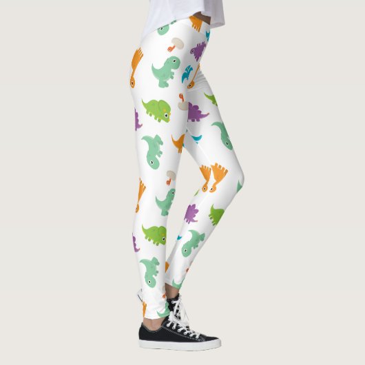 Cute Colorful DINOSAURS-Leggings Leggings (Rechts)