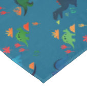 Cute Colorful Dinosaurs Pattern Tafelkleed (Gekanteld)