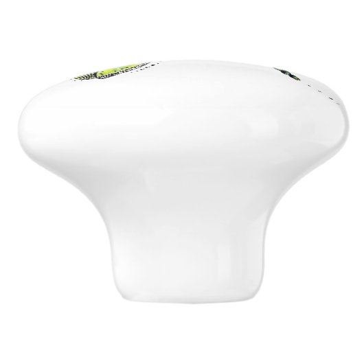 Cute Colorful Dragonfly Keramische Knop (Zijkant)