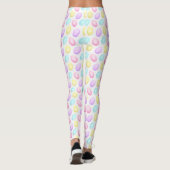 Cute Colorful Easter Egg Pattern Leggings (Achterkant)