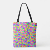 Cute Colorful Epic Jellybeans Snoep Fun Design Tote Bag (Achterkant)