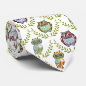 Cute Colorful Fall Colors - gebruikerspatroon Stropdas (Opgerold)