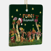 Cute Colorful Festive Mushroom Fungi Keramisch Ornament (Rechts)