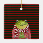 Cute Colorful Festive Mushroom Fungi Keramisch Ornament (Achterkant)