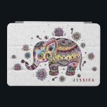 Cute Colorful Floral Baby Elephant Illustratie iPad Mini Cover<br><div class="desc">Leuke kleurrijke florale baby olifant illustratie over witte cirkels patroon achtergrond.  en optioneel monogram. Als je hulp nodig hebt bij het aanpassen van een van mijn design,  neem dan contact op met ArtOnWear designer. Gratis tekstopmaak met live help beschikbaar op aanvraag.</div>