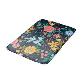 Cute Colorful Floral Pattern Badmat (Gekanteld)